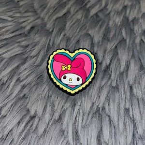 3 for $6!! my melody sanrio heart croc charm